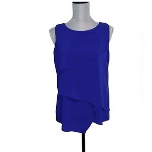 Calvin Klein 𝅺women's ruffle tank Small